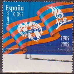 España 2010 4561 Sello º Deportes Centenario del Levante UD Timbre Espagne Spain Spagna 